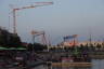 Photo ID: 052638, Cranes behind the Bootshafen (116Kb)
