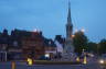 Photo ID: 009171, Banbury Cross at night (86Kb)