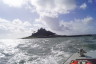 Photo ID: 036222, St Michael's Mount from the sea (126Kb)