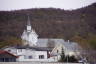 Photo ID: 064690, The villages Church and the ridge high above (148Kb)